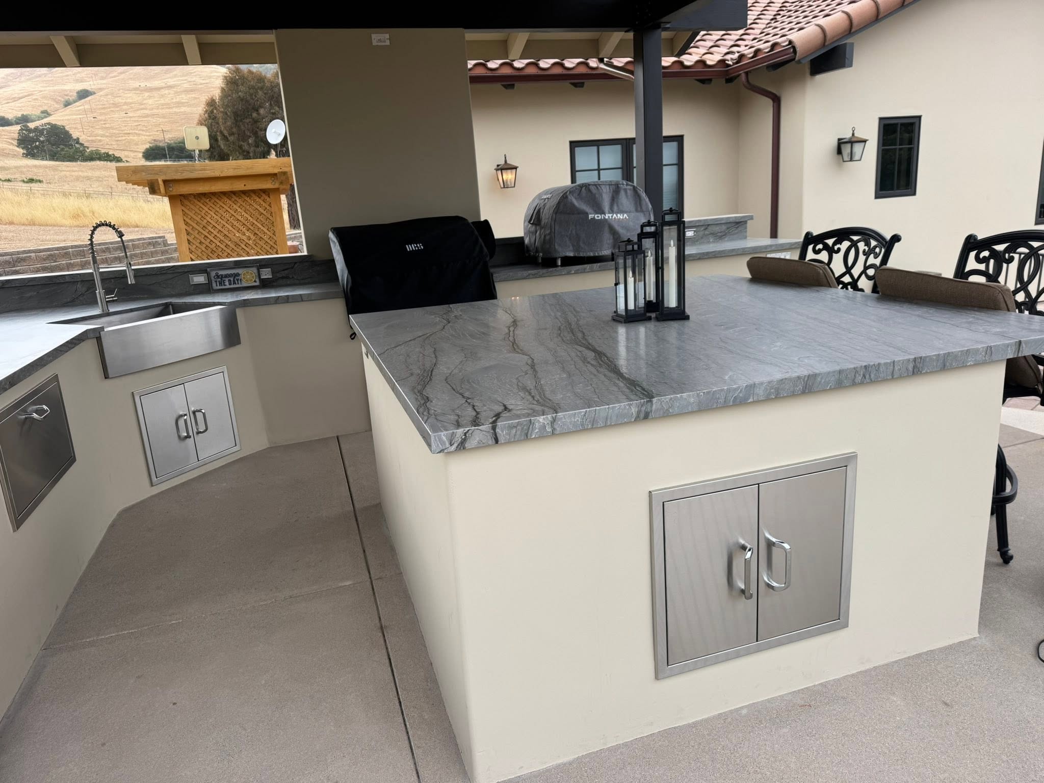Outdoor kitchen by RAM Construction